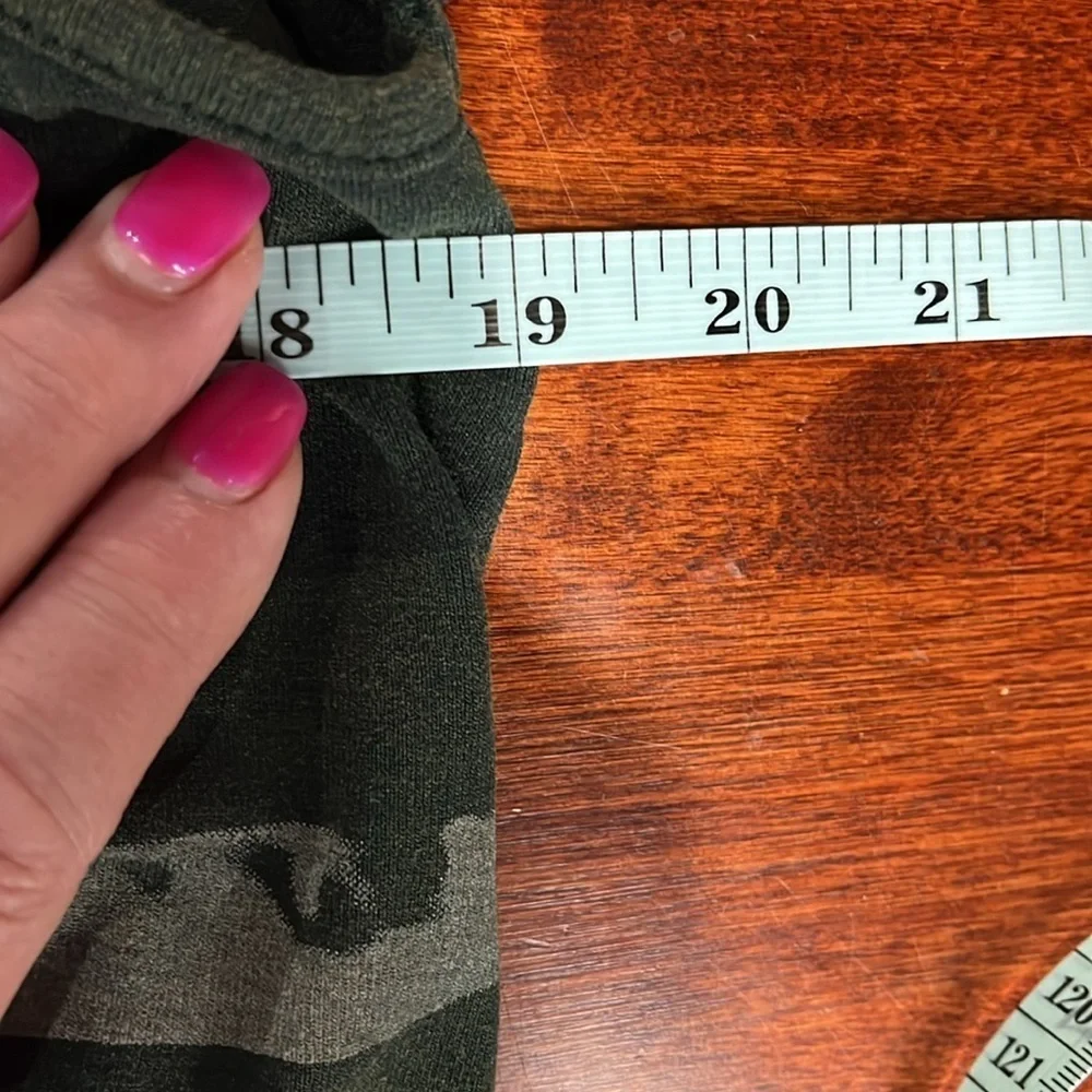 POL Woman’s Tank Top S Dark Green Americana Stars & Stripes Tie Dye Pullover EUC - Picture 8 of 10